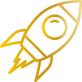 Golden Rocket Icon